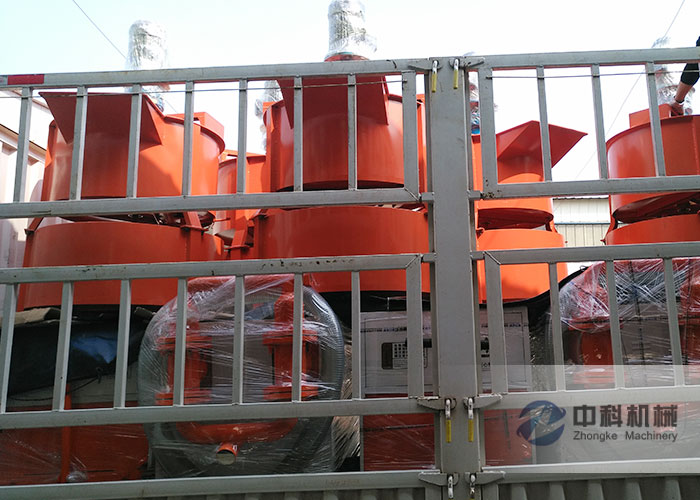 重庆ZKSJ200双缸液压砂浆泵、灰浆搅拌机发货现场