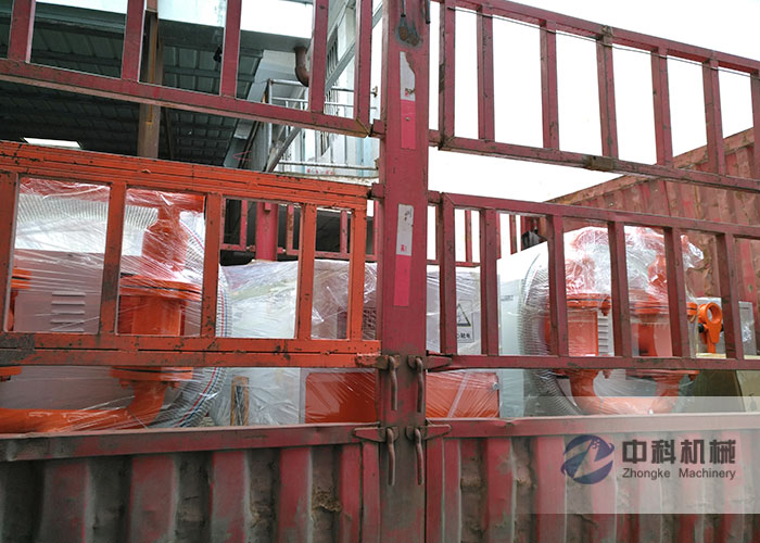 北京ZKSJ200双缸液压砂浆泵发货现场
